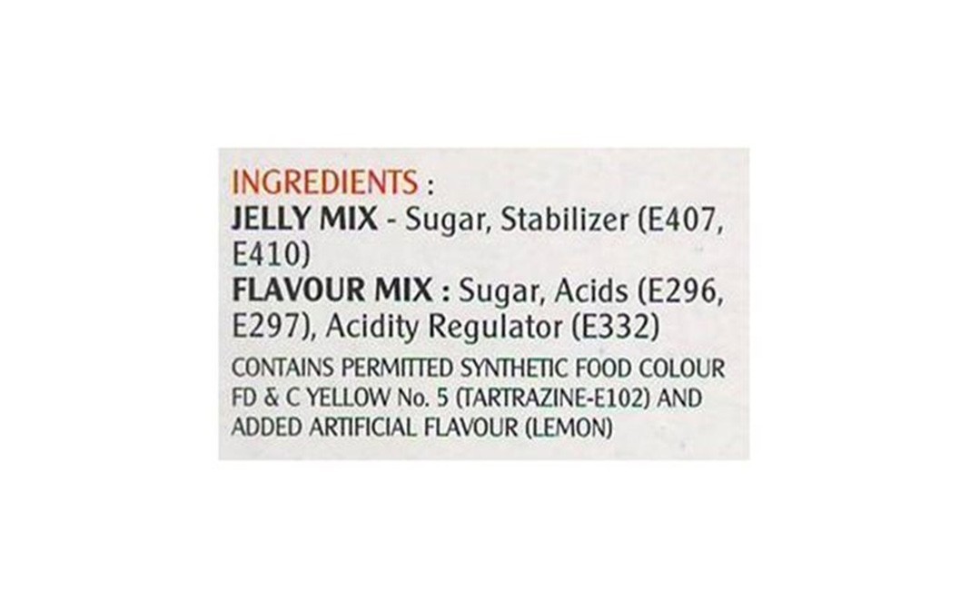 Blue Bird Veg jelly Crystals, Lemon Flavoured    Box  100 grams